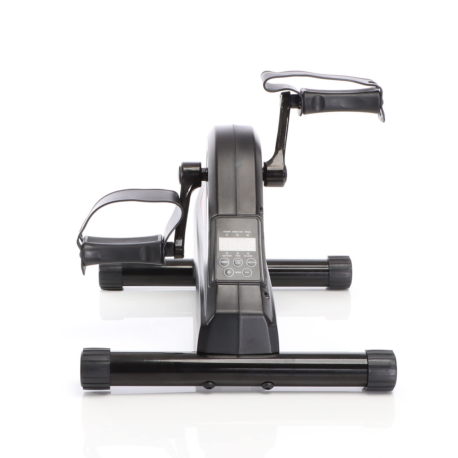 Elektro Mini Heimtrainer 80 W, 390 x 350 x 326 mm, Pedaltrainer für Arme & Beine, Hometrainer Minifahrrad für mehr Bewegung, Workout Training