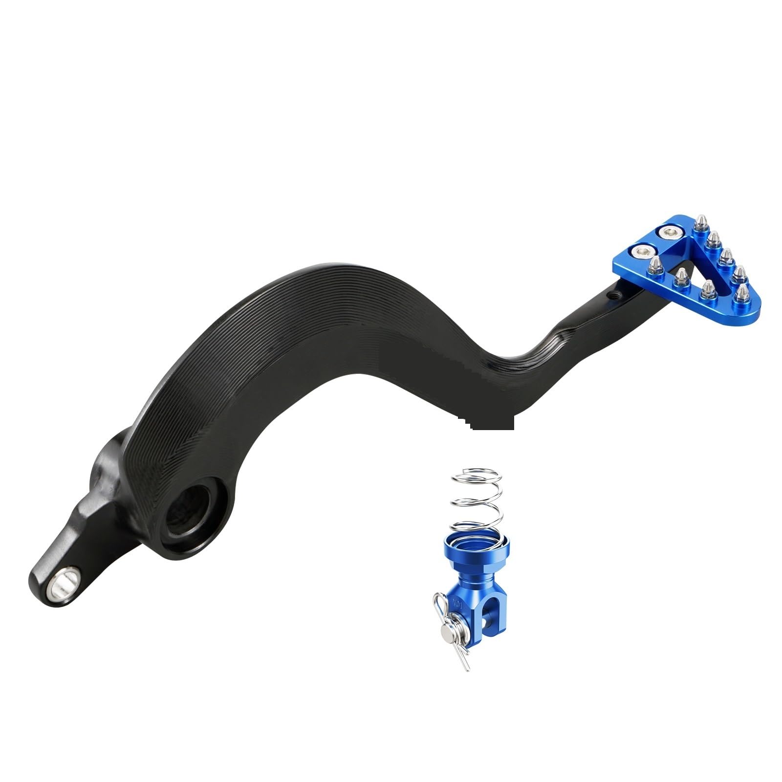 ZDCOZMD for for YZ125 YZ250 2009-2024 YZ125X YZ250X 2020-2023 Adjustable Forged Brake Pedal Lever & Rear Return Spring(Multi)