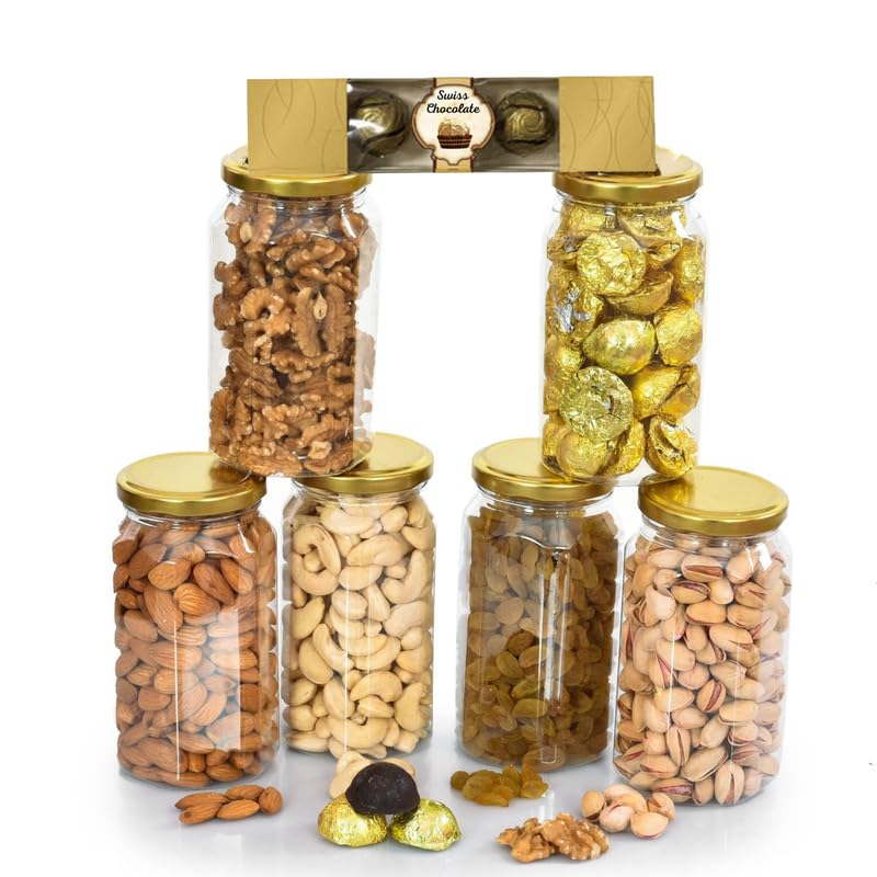 Image of NUTRI MIRACLE Dry Fruits Christmas Gift Pack | Gift Box for Clients Guests and Relatives | Festive Gifting Option for Celebrations