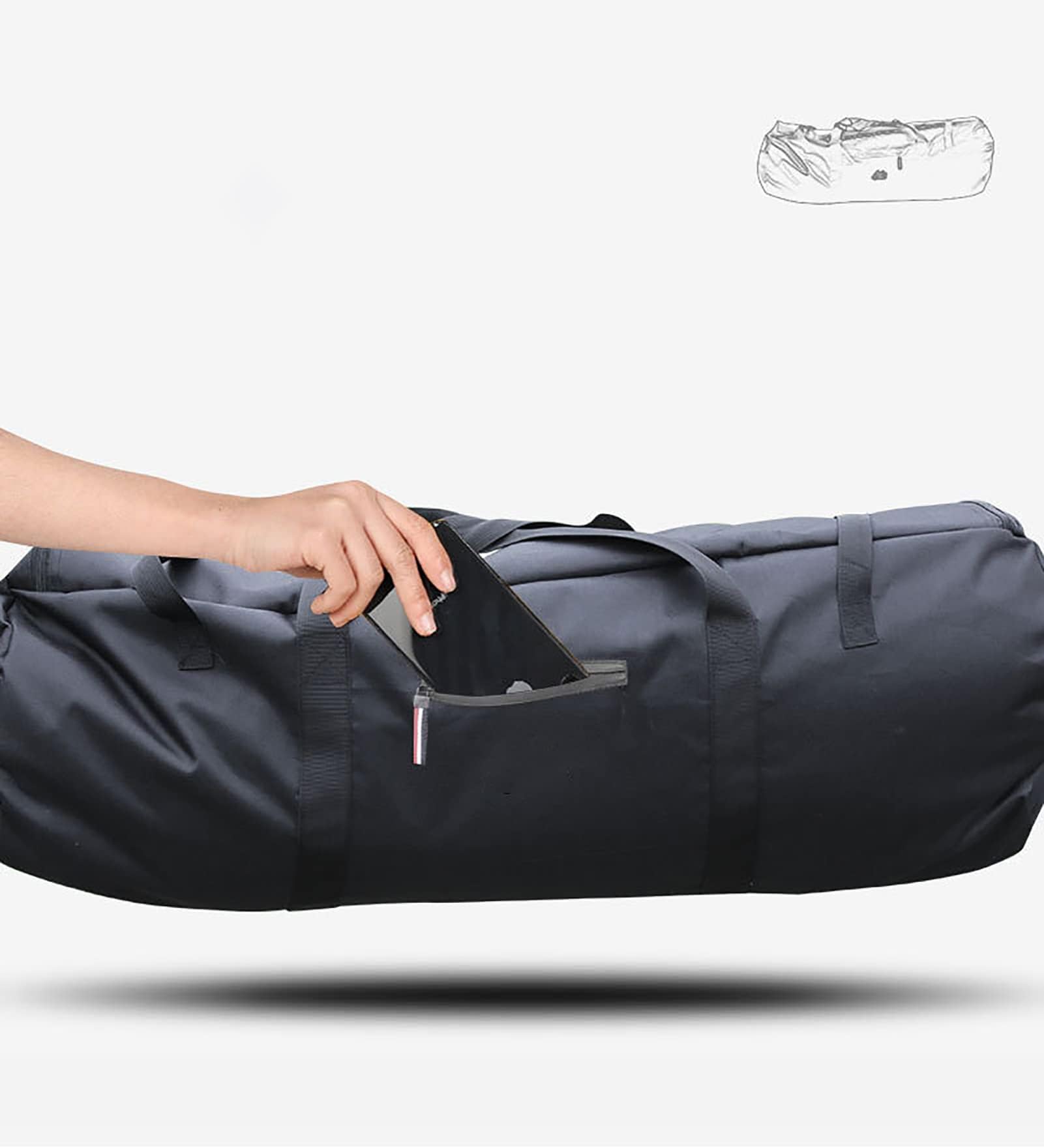 Zelttasche Aufbewahrungsstasche,Oxford wasserdichte Zelttasche Universal Zelt Stangen Pack Tasche Camping Gestänge Große Kapazität Aufbewahrungstasche Für Zelt Organizing