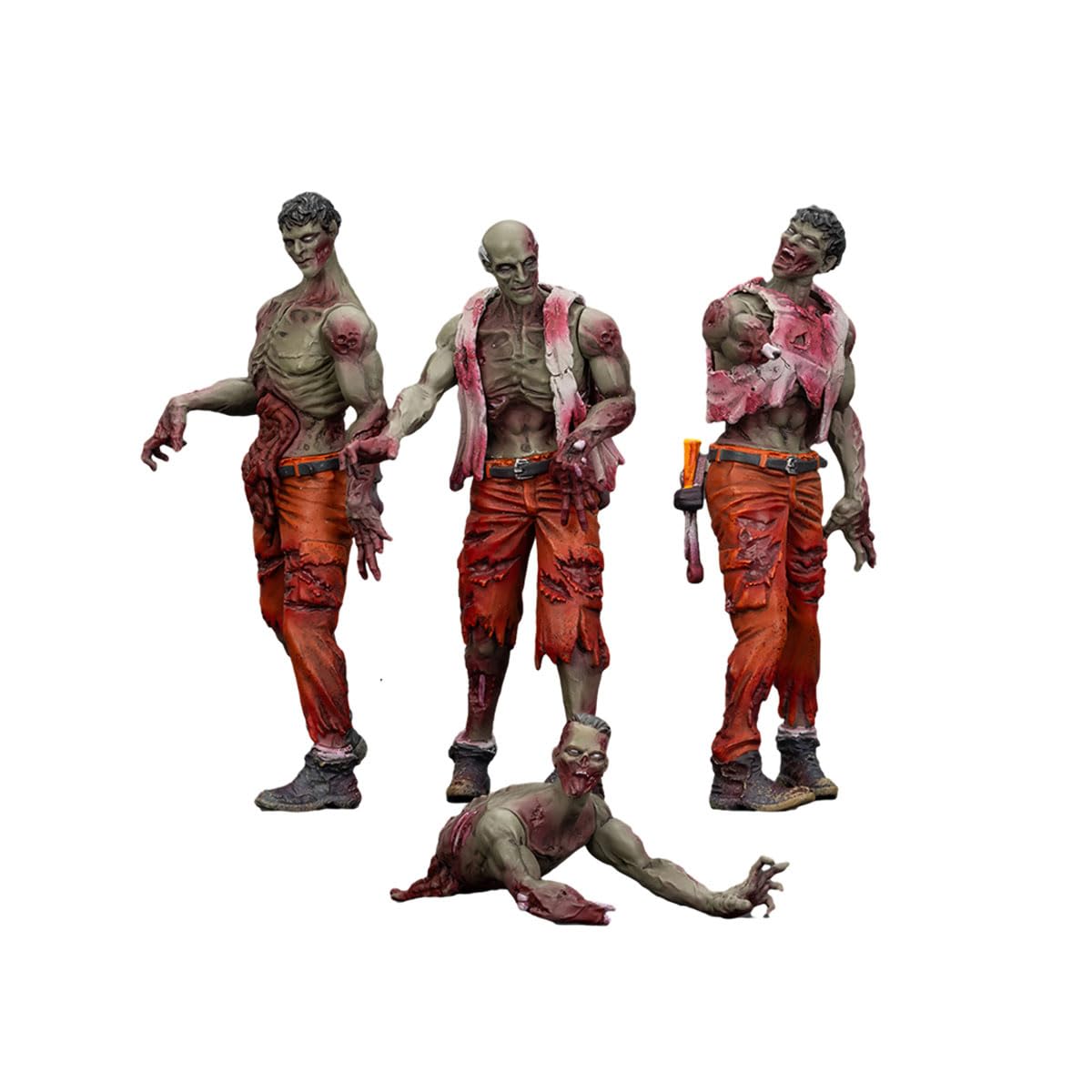 JOYTOY 3inch Dark Source Zombie Figure 1:25 Scale Action Figure (Mechanic Team)
