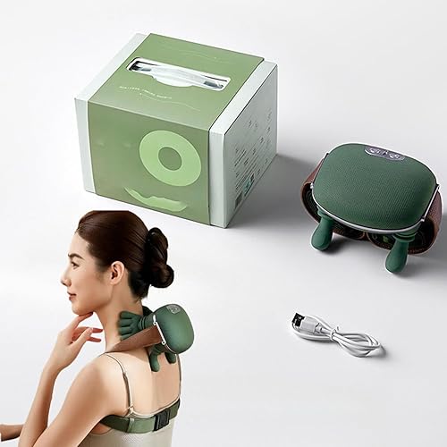 Bionic - Masajeador térmico para alivio del dolor de cuello, hombros y espalda, masaje shiatsu de tejido profundo 4D con diseño de mano humana