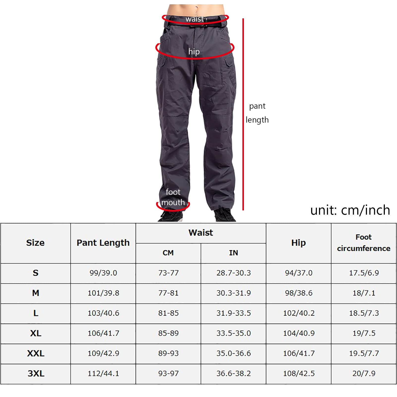 Songyi Męskie outdoorowe spodnie taktyczne lekkie outdoorowe Ripstop Cargo spodnie robocze z wieloma kieszeniami (rozmiar: 3XL, kolor: zielony)