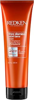 Redken Frizz Dismiss Rebel Tame Heat Protective Leave-In Cream For Frizzy Hair - Protects Hair Against Frizz Cradle to Cradle Certified Cradle to Cradle Certified Cradle to Cradle Certified