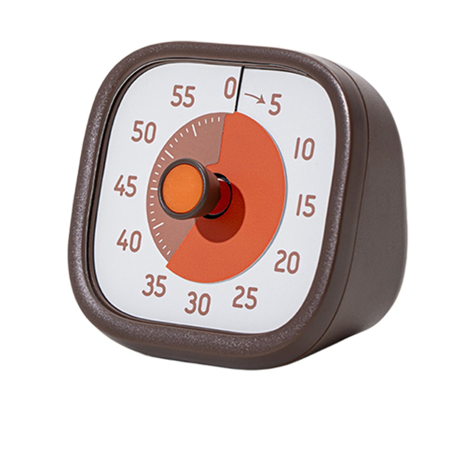Visual Countdowns Timer with High Accuracy for Kitchen Study and Exercise Time Tracking 60-Minutes Timer ABS Cooking Clock Whirling Knob Clock