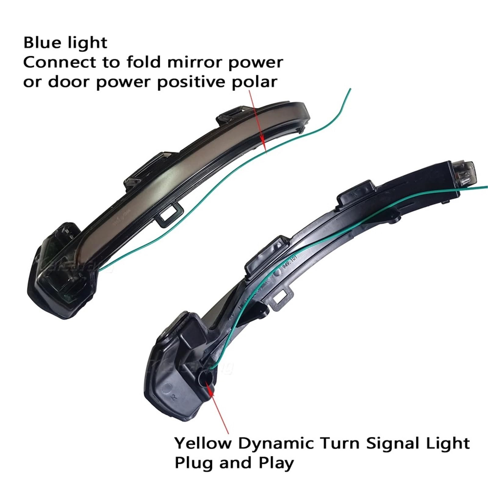 Clignotants Pour Rétroviseur Pour VW Pour Passat B8 2015-2020 Pour Arteon 2016-2017 Eau Qui Coule Dynamique Clignotant LED Indicateur De Rétroviseur Latéral Clignotant Séquentiel Indicateur rétroviseu