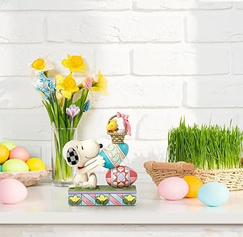 Amazon.com: Enesco Peanuts by Jim Shore Collection Snoopy and