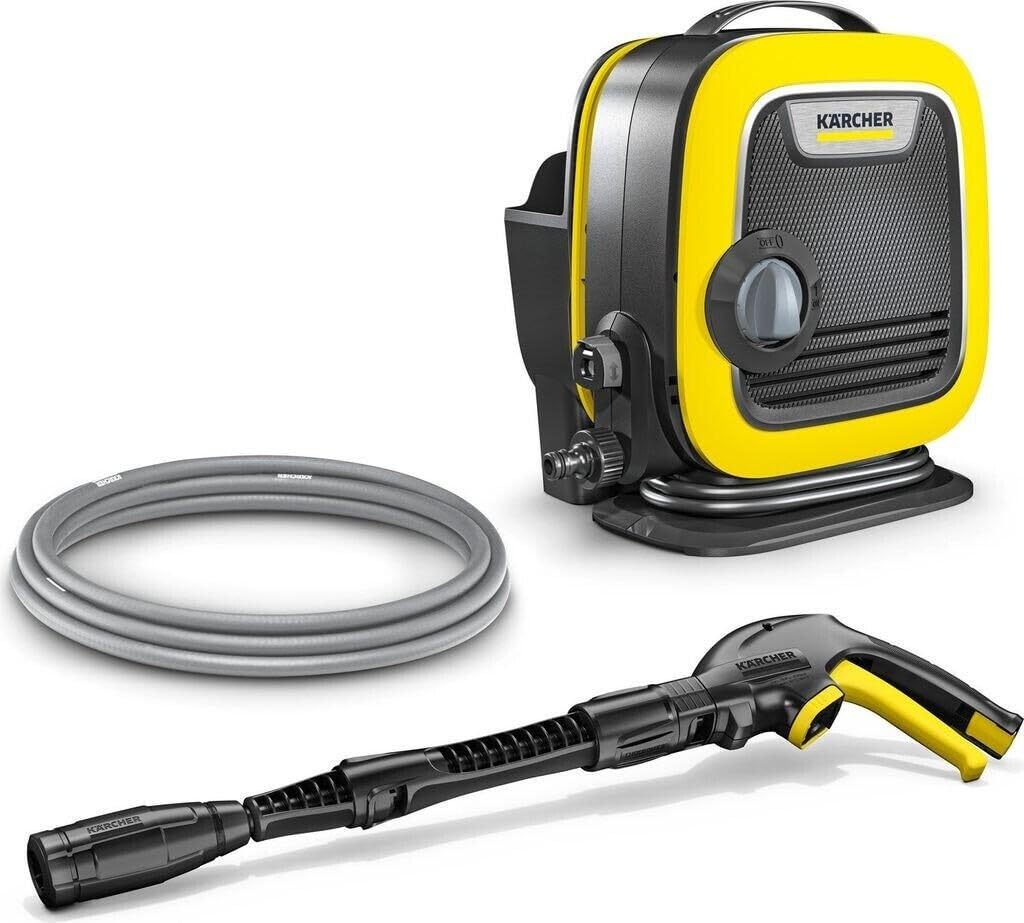 Kärcher Nettoyeur Haute Pression K Mini, Pression : Max. 110 Bar, Débit : 360 l/h, Surface : 20 m²/h, Filtre à Eau, Poids : 3,9 kg, Flexible et Pistolet Haute Pression, Lance Vario Power