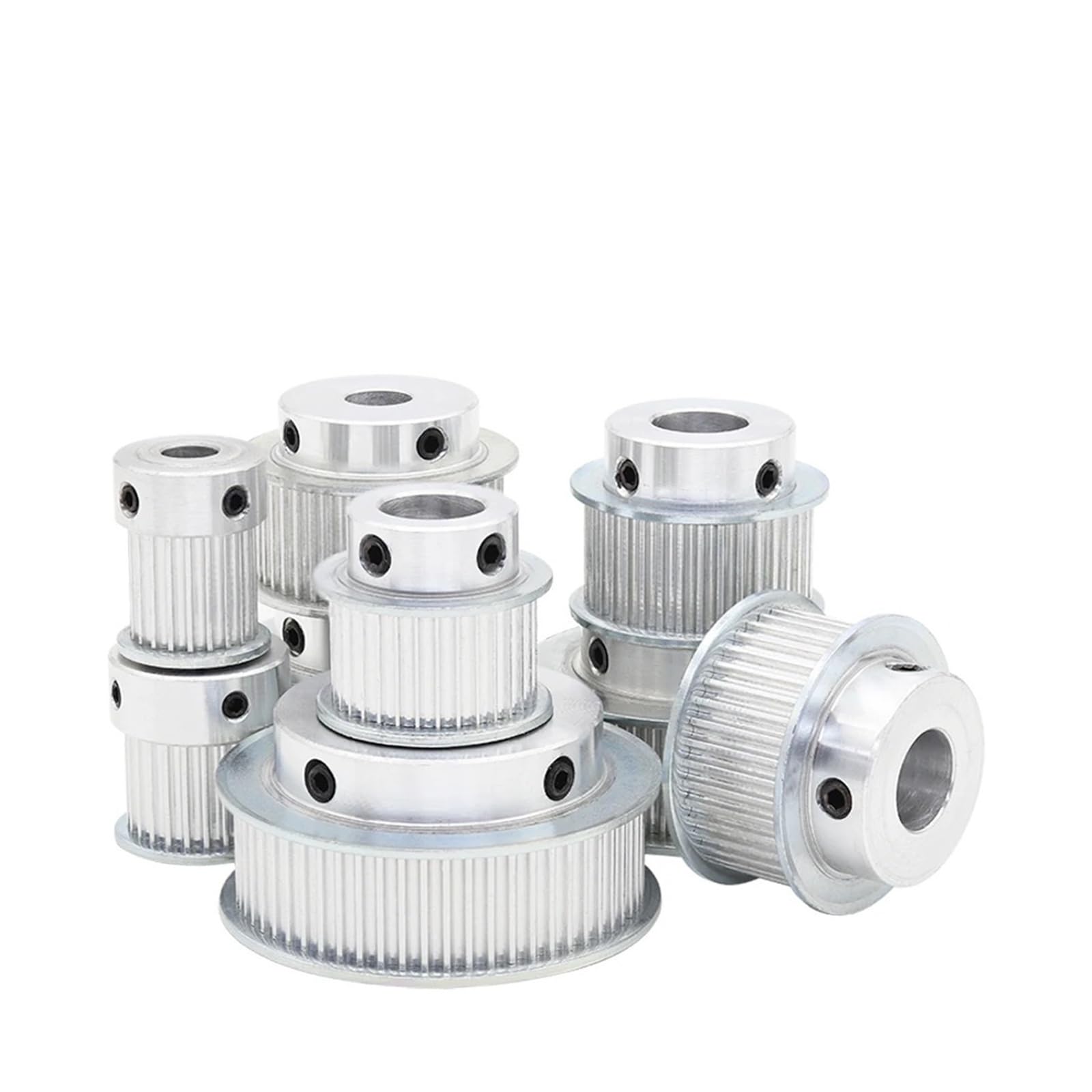 Polea de Motor eléctrico 150T, paso en forma de BF, ruedas de aleación de dientes de arco circular de 3,0mm, ancho de correa de 10/15mm, diámetro de 5-20mm, 150 dientes | 10 mm (BF Shape),Belt Width 15 mm