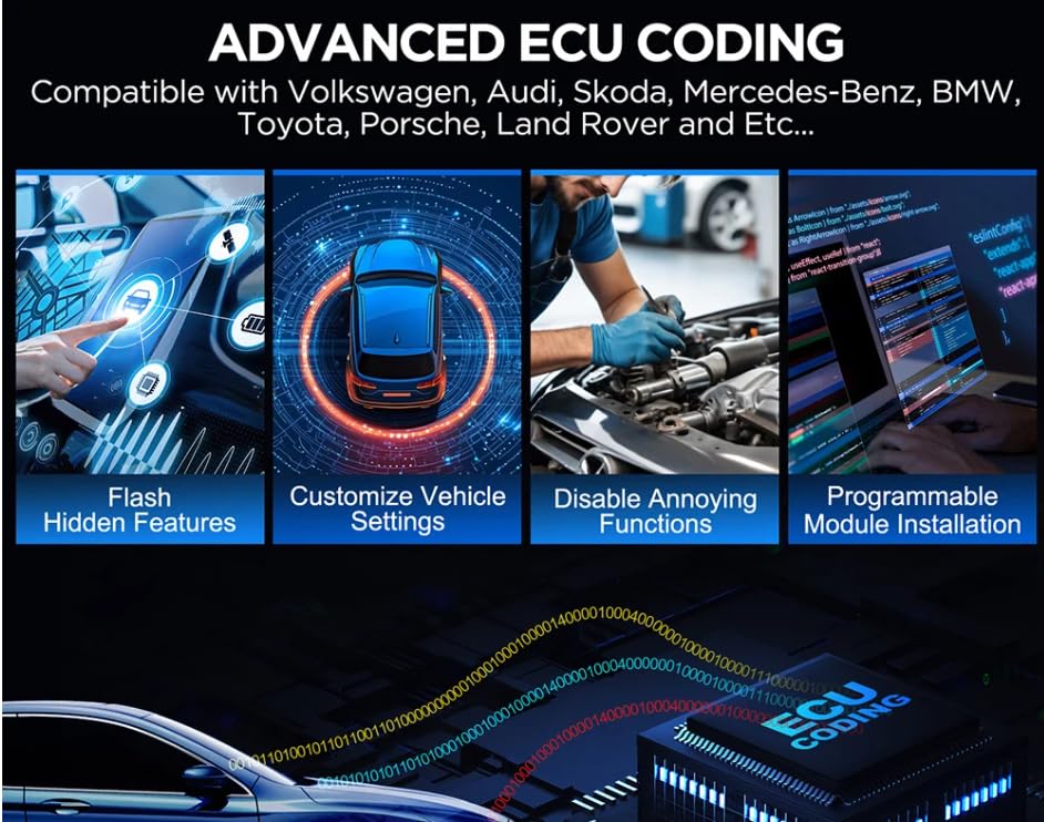 K10 PRO ELITE OBD2 Scanner ECU Codifica 40+ Servizio CANFD FCA Strumento Diagnostico Tutto il Sistema Test Attivo 2 Anni Aggiornamento Gratuito