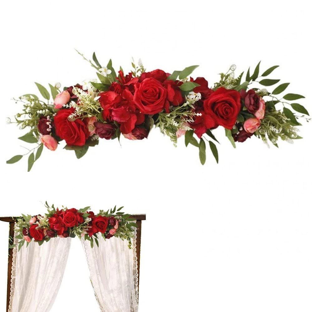 Composition florale pour arche de mariage extérieur et intérieur bohème