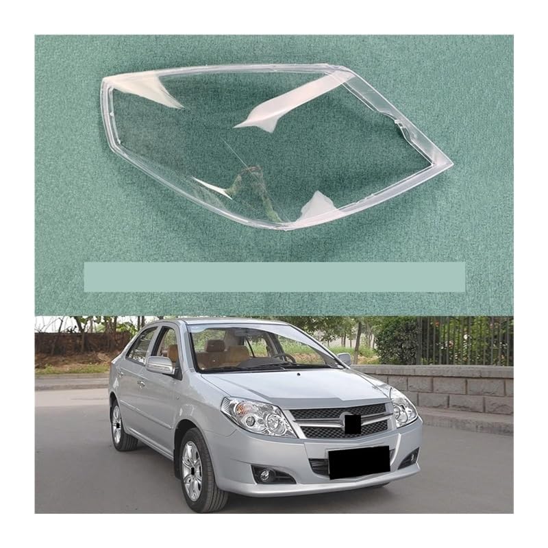 Verre lentille de phare pour Geely Jingang 2006 coque de protection haute clarté
