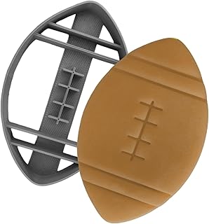 Moose Goods American Football Cookie Cutter 3.5" Inch - Sports Cookie Cutters Shapes & Stamp, football Cookie Cutter for D...
