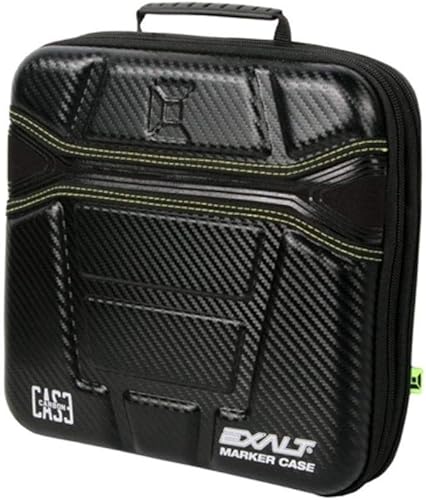 Exalt Paintball Carbon Series - Estuche para pistolas, color negro y lima