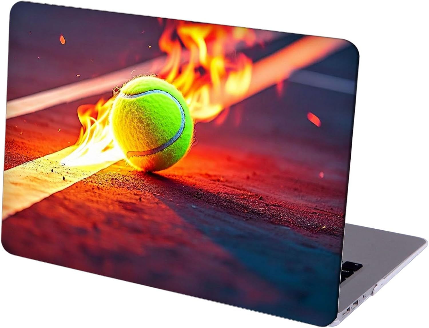 Compatible with MacBook Neo 13-inch, Hard Shell Case with Keyboard Cover and Screen Protector (A3404 A18 Pro chip, 2026 Release) - Tennis MC21499