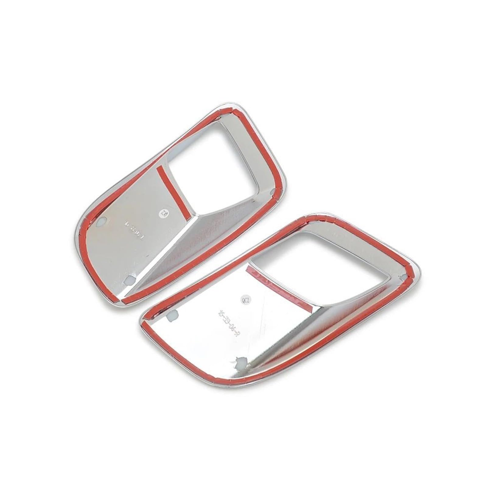 Rear Reflector Fog Light Lamp Cover Fit For Peugeot 3008 GT 2017-2021 2022 2023 Chrome Trim Tail Foglight Bezel Trim Car Accessories