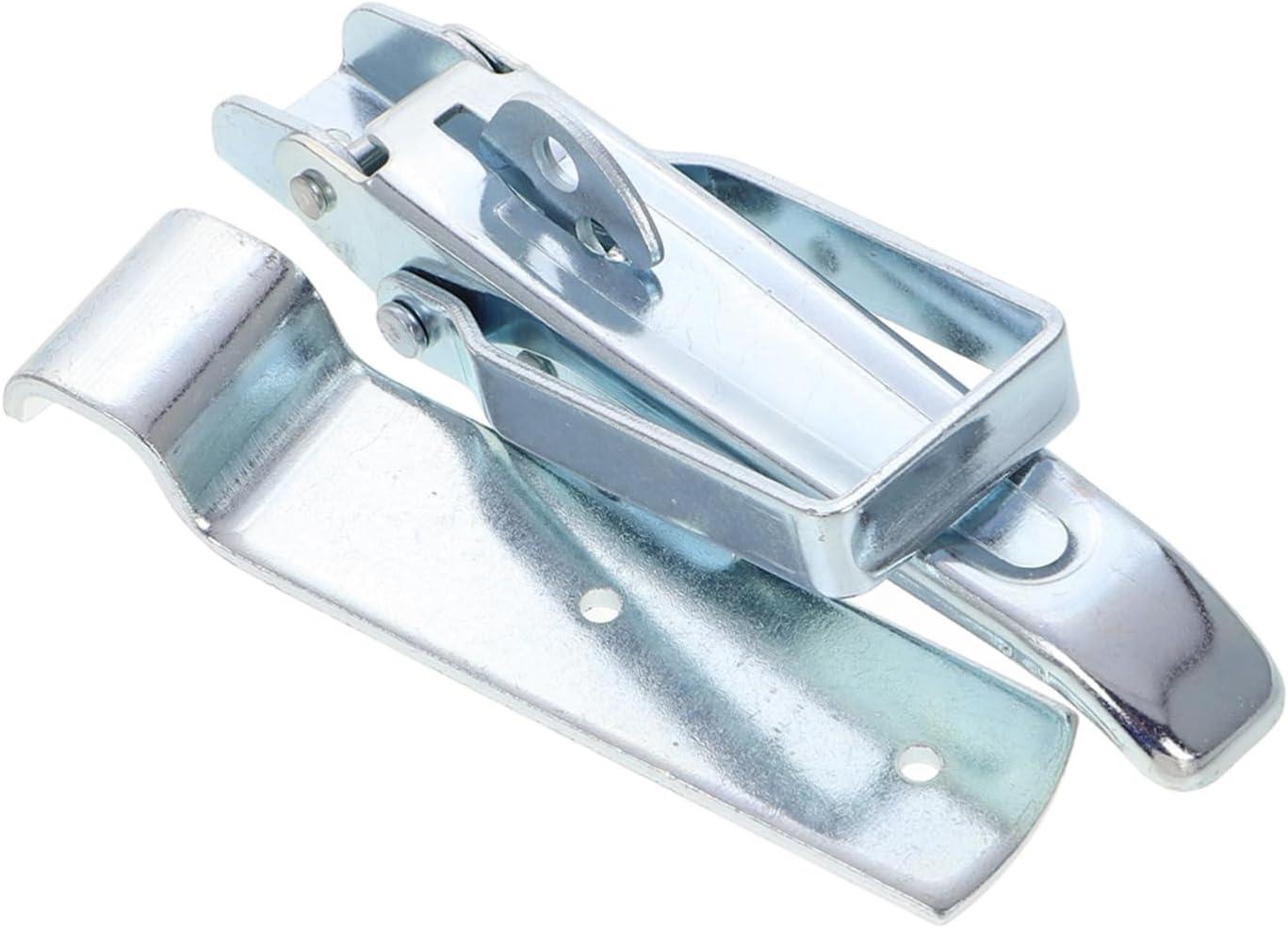 Adjustable Draw Latch for Trailer and Rv Compartment Doors Heavy Duty Over Center Buckle Latch for Secure Fastening Easy Installation Fit for Toolboxes and Trailers