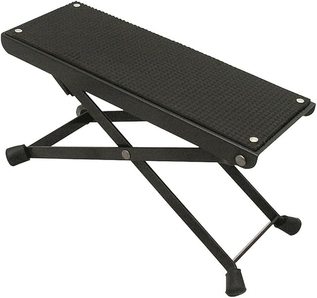 Footrest, guitar, foot chair, step board, multi-grid adjustable, foldable, for guitars, fixed stand