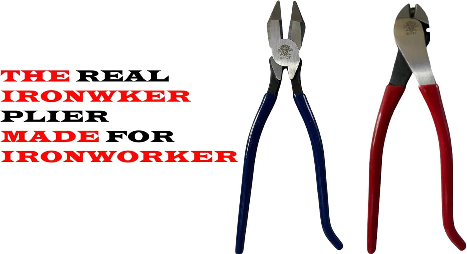 Pack Diagonal-Cutting Pliers/Ironworker 9-Inch Side Cutting Plier