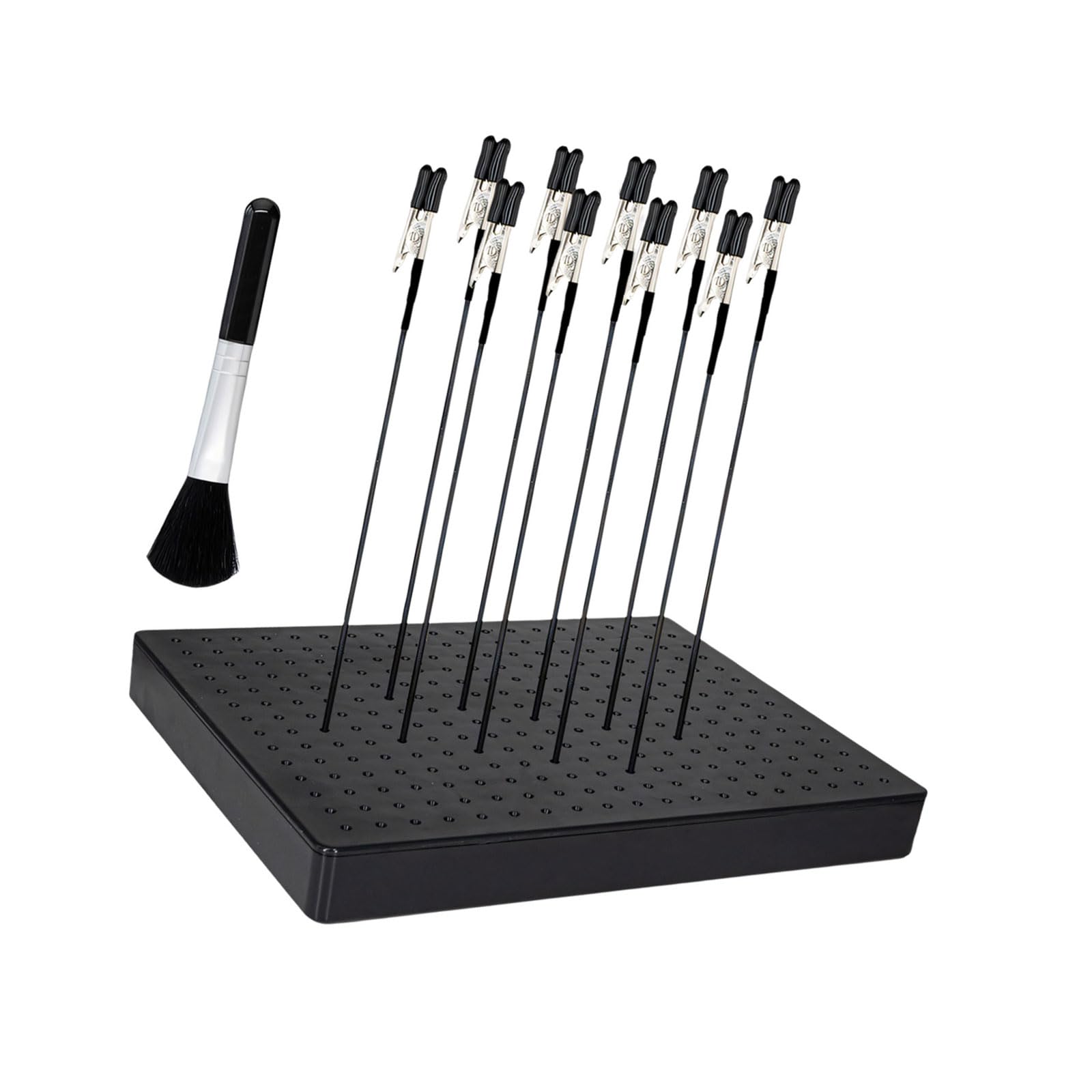 Artist Painting Stand with Brush for Resin Figures and Clay Creation Strong ABS Base Enhances Drying Efficiency Figure Painting Stand with Brush