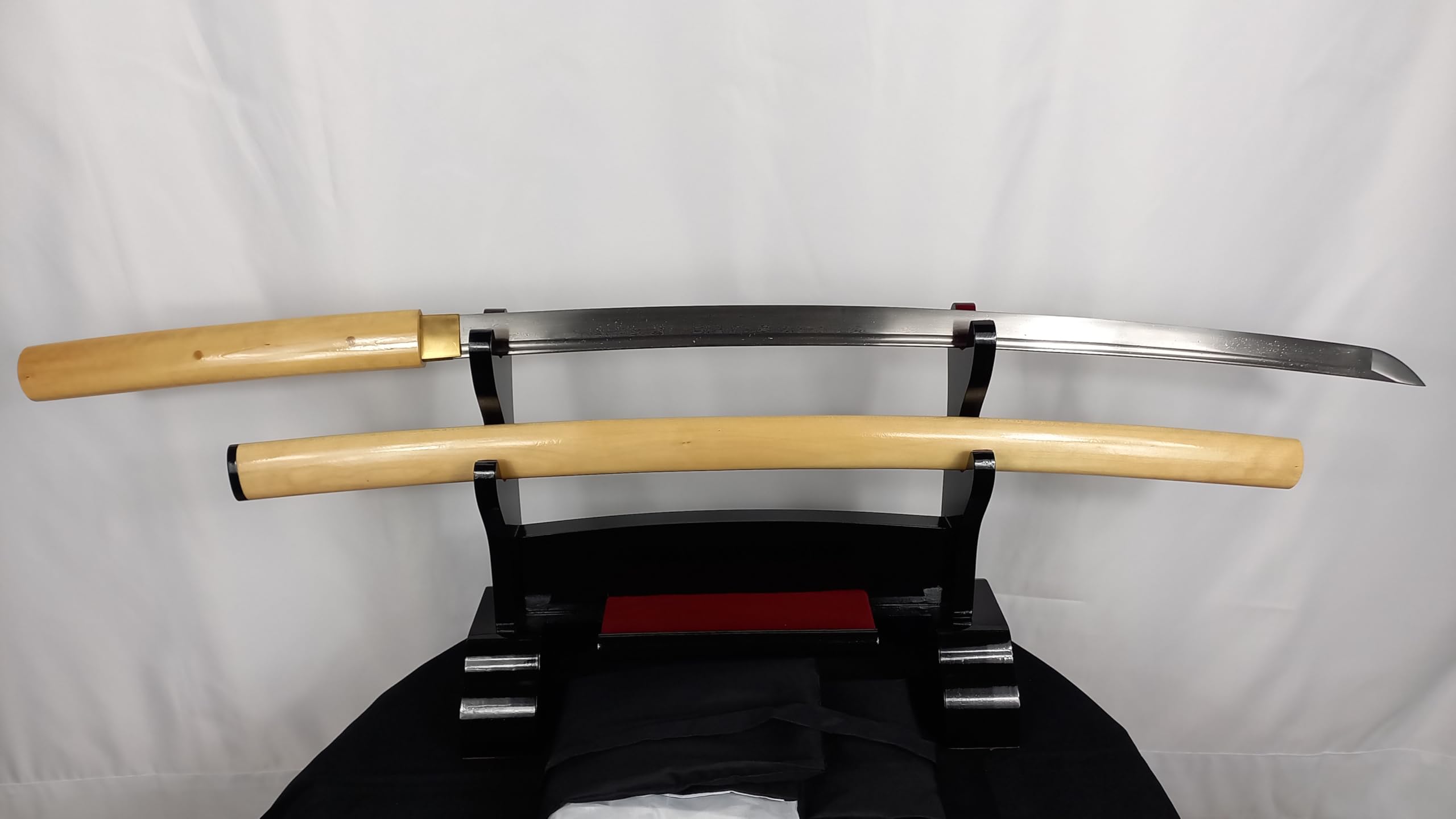 Samurai Shirasaya Schwerter Katana Schwert - scharf, echt & handgeschmiedet - gefaltetes Katana Schwert ohne Ständer - echtes Japanisches Samurai Sword aus Kohlenstoffstahl - Japan Deko Katanas