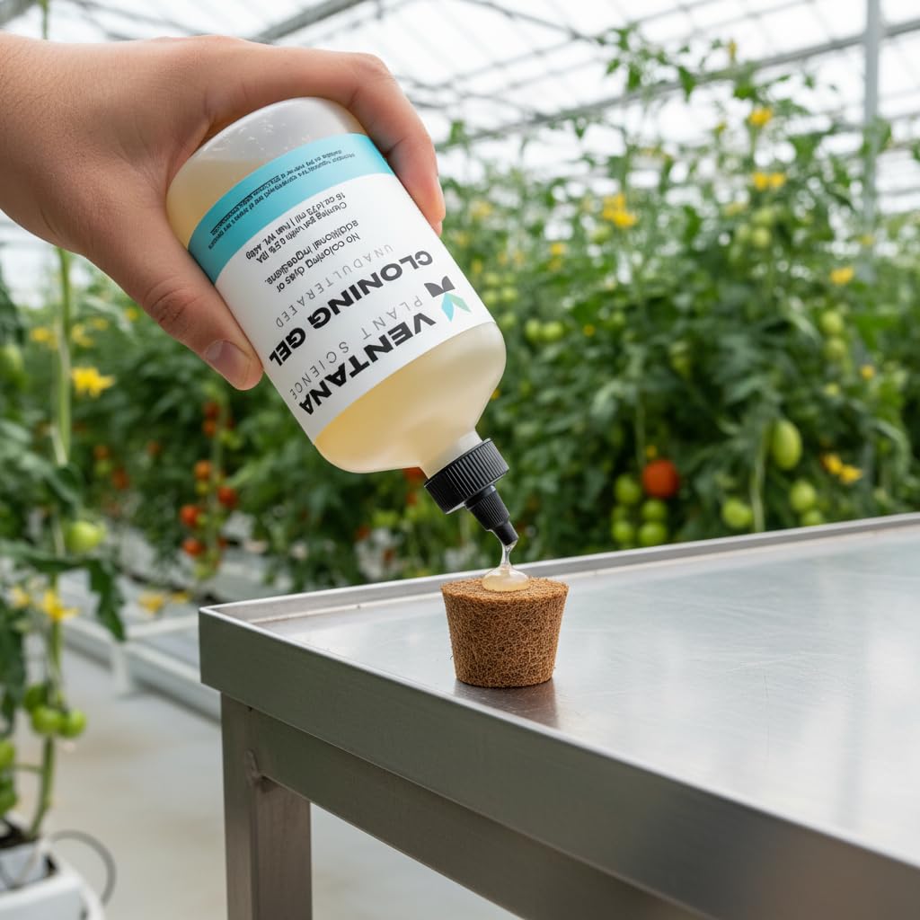 Cloning Gel - Cloning Paste with Rapid Rooter Rooting Hormone - 0.5% IBA Indole-3 Butyric Acid Vitamin B-1 Added, Essential for Healthy Plant Growth, Dye-Free