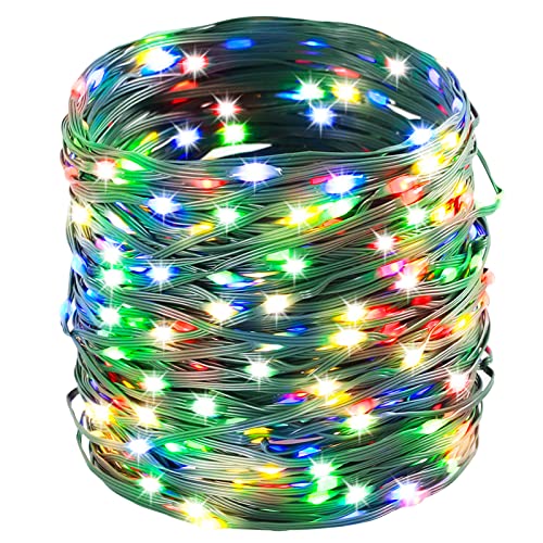 VTECHOLOGY 300 LED Multicolor Christmas Tree Lights,108Ft Christmas Lights with 8 Modes Waterproof Outdoor Indoor String Lights (300LED Multicolor) VTECHOLOGY 300 LED Multicolor Christmas Tree Lights,108Ft Christmas Lights with 8 Modes Waterproof Outdoor Indoor String Lights (300LED Multicolor)