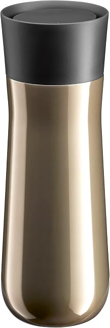 WMF Kubek termiczny Impulse 350 ml, kubek termiczny z automatycznym zamknięciem, otwór do picia 360°, utrzymuje temperaturę napojów gorących przez 8 g
