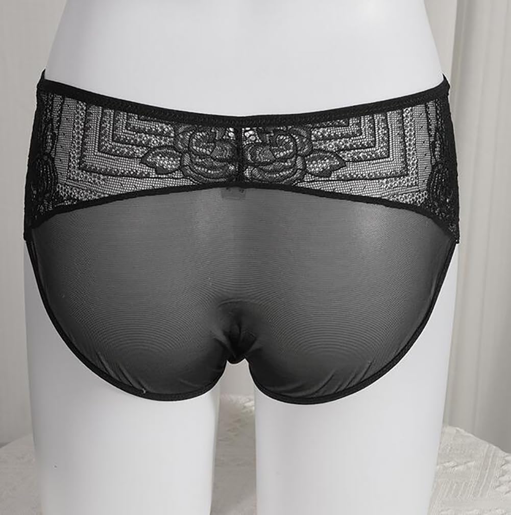 Culotte Cache-Sexe Pour Hommes - Maille Dentelle Bout Chameau, Gainante, Pour Travestissement, Cosplay, Fêtes - 9