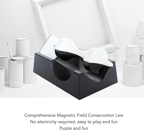 Miniatura 2 de ZJchao Giroscopio de levitación magnética, modelo de manualidades decorativo educativo, juguete de levitación magnética para el alivio del estrés y