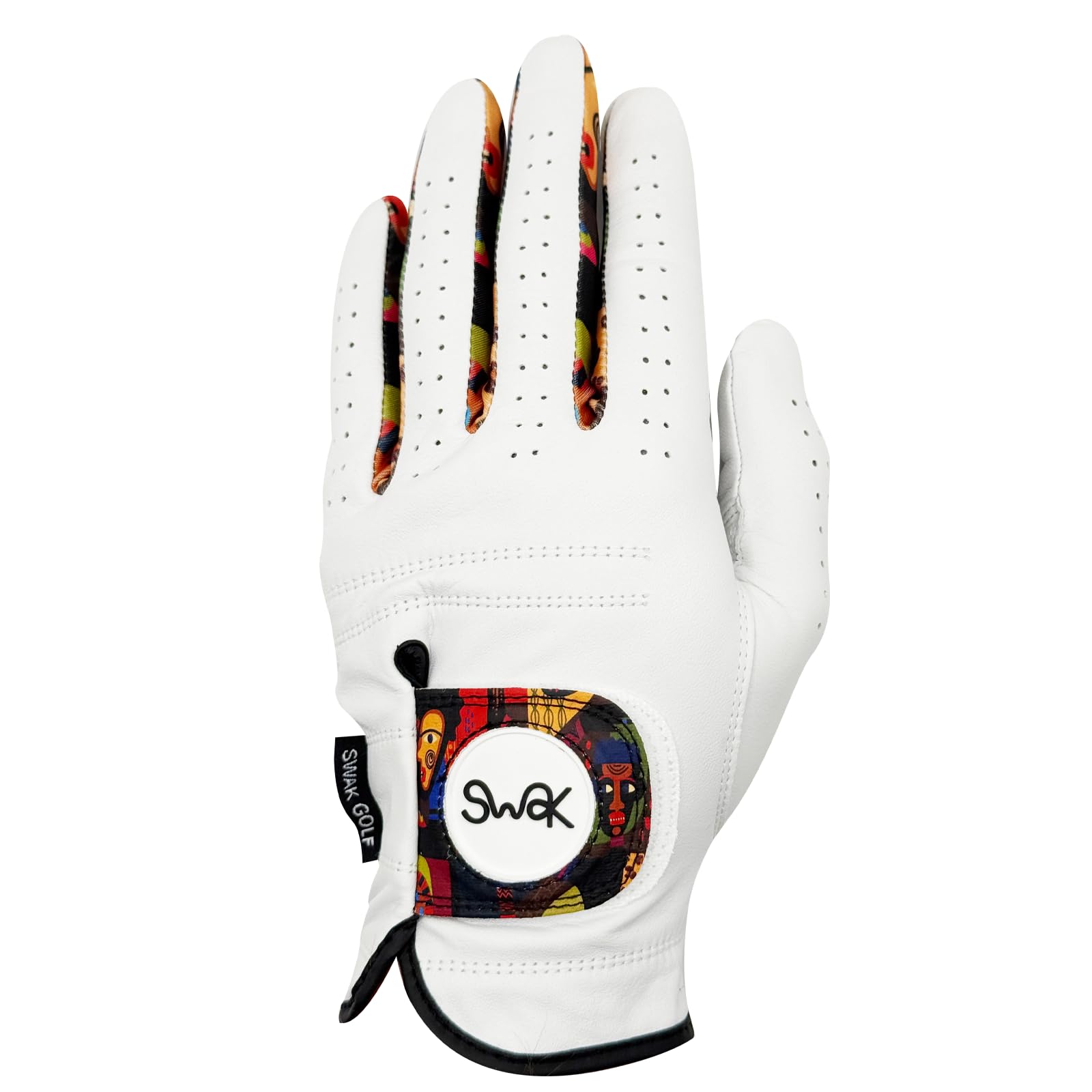 Golf Glove by SWAK - Soft Grip Cabretta Leather Golf Gloves for Right Handed & Left Handed Golfers - Suitable for All Weather