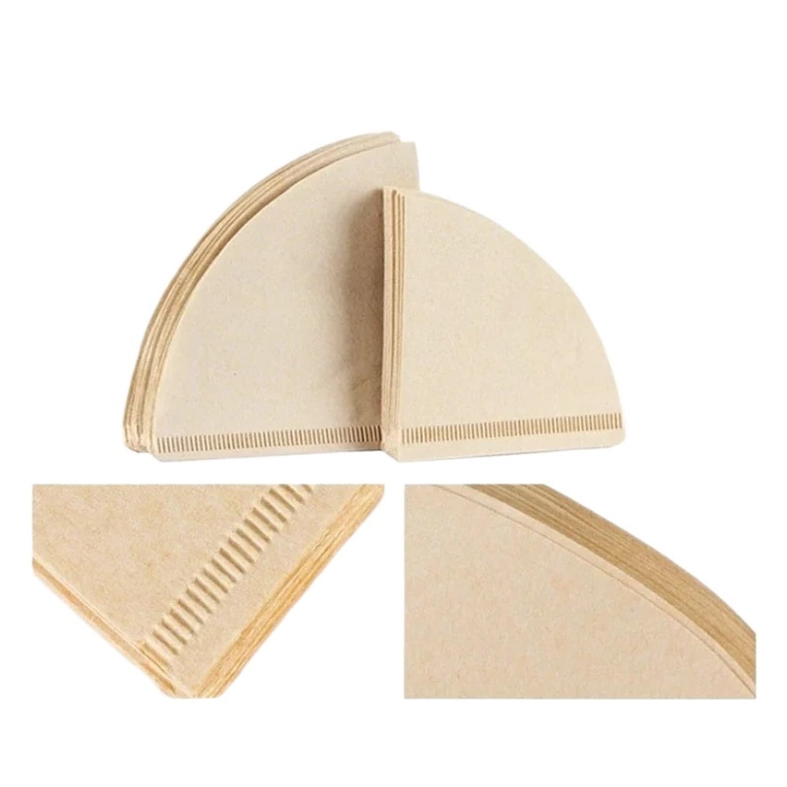 Carta Da Filtro For Caffè A Cono Usa E Getta Da 50/100/200 Pezzi, Gusto Liscio E Pulito, Uso Della Birra Pulito(White 200pcs)