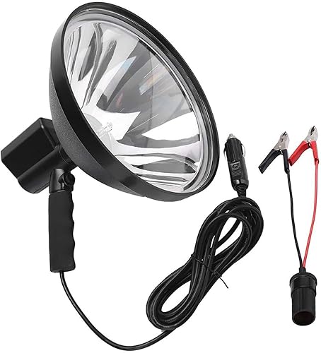 Miniatura 8 de Garosa HID Proyector de xenón portátil de 100 W DC12 V HID linterna de mano HID, luz de caza, foco de trabajo, linterna de mano de 9 pulgadas, haz