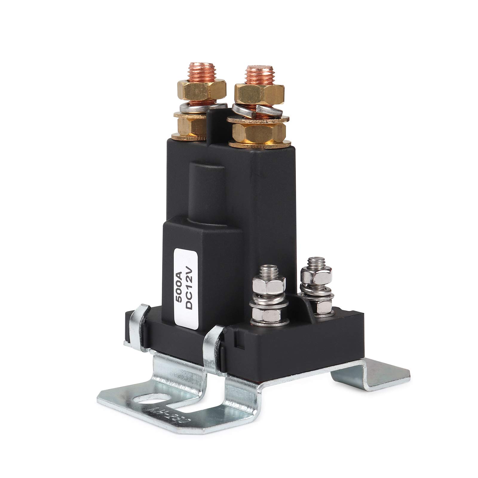Ehdis Relè di avviamento a Corrente Elevata 500 AMP DC 12V 4 Pin SPST Auto Startatore di avviamento Automatico Doppia Batteria Isolatore di Controllo Interruttore On/off