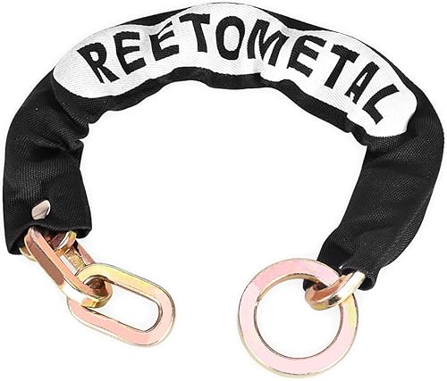 Miniatura 9 de Cadena de seguridad resistente con bloqueo de grillete oculto, cadena antirrobo de acero endurecido de 6 pies x 3/8 pulgadas de grosor a prueba de