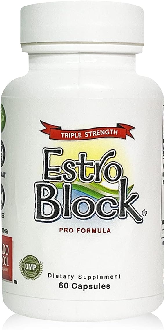 Estroblock PRO Triple Strength 60 Capsules, DIM & Indole