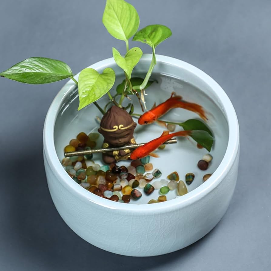 Amazon.co.jp: プランター鉢 植木鉢穴なし 陶器植木鉢 21*13cm