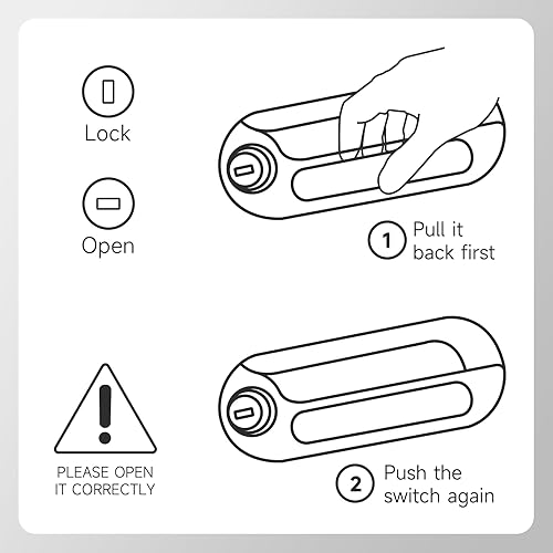 Miniatura 8 de Cubierta rígida retráctil para caja de camioneta, se adapta a Ford F-150 2004-2024 de 5.5 pies (66") (incl. RaptorLightning) de cama de camioneta de