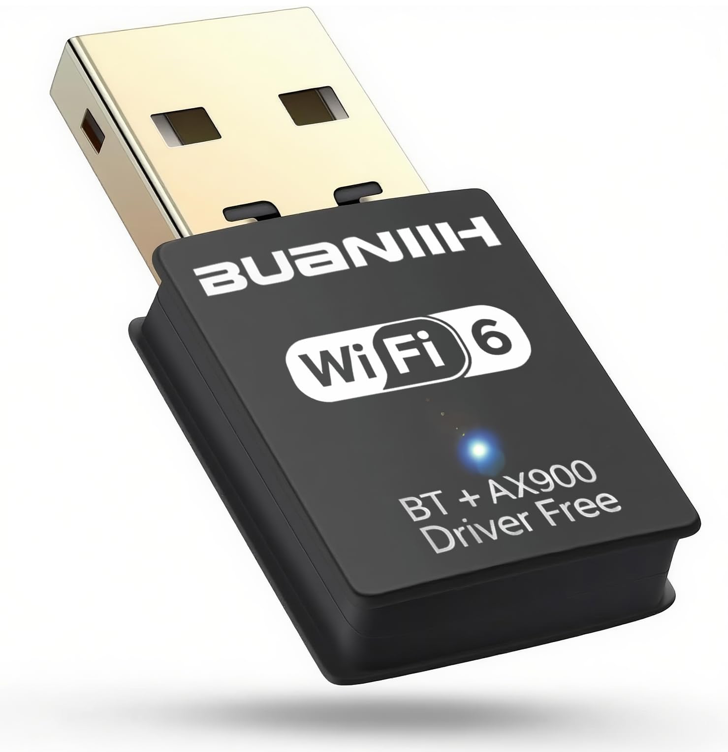 Adaptador WiFi USB, WiFi y Bluetooth 2 en 1 para PC de escritorio, red inalámbrica de doble banda de 900 Mbps de 2.4 GHz/5 GHz, Plug and Play, compatible con PC/portátil/escritorio, compatible con