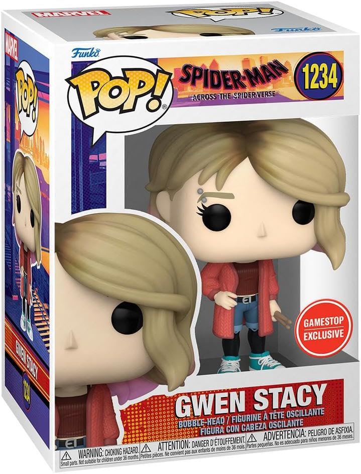 POP! Marvel: Spider-Man: Across The Spider-Verse Gwen Stacy Exclusive Bundled with Compatible Box Protector Case