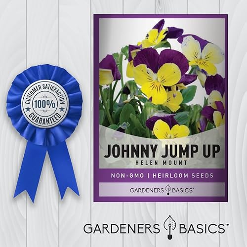 Miniatura 6 de Violet, Johnny Jump Up - Semillas de flores para plantar, paquete de semillas de flores anuales de polinización abierta, variedad sin OMG, semillas
