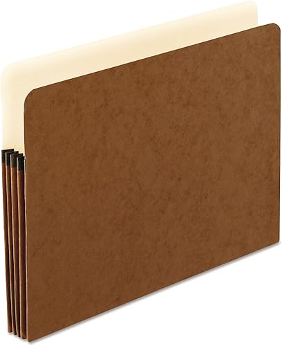 Miniatura 1 de Pendaflex 1524EAM - Bolsillos para archivos, antimoho, 3-1/2 pulgadas Exp, carta, 10/BX, rojo