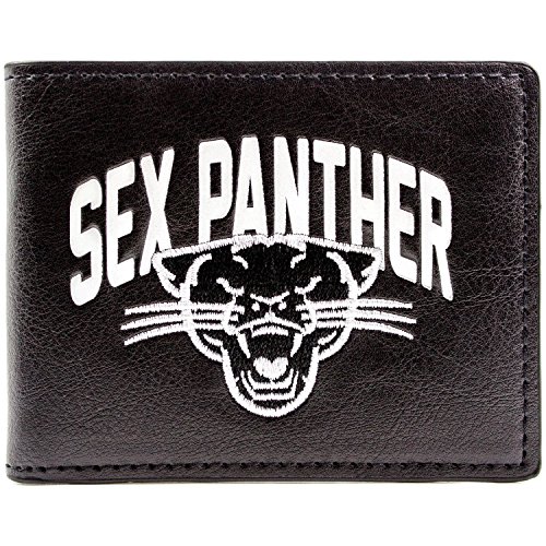 Preisvergleich Produktbild Anchorman Sex Panther Arbeitet Every Time Schwarz Portemonnaie Geldbörse