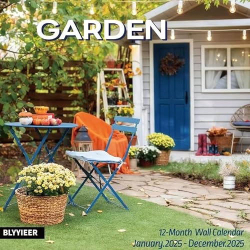 2025 Wall Calendar Garden | 12 Monthly Hangable Garden Calendars ...