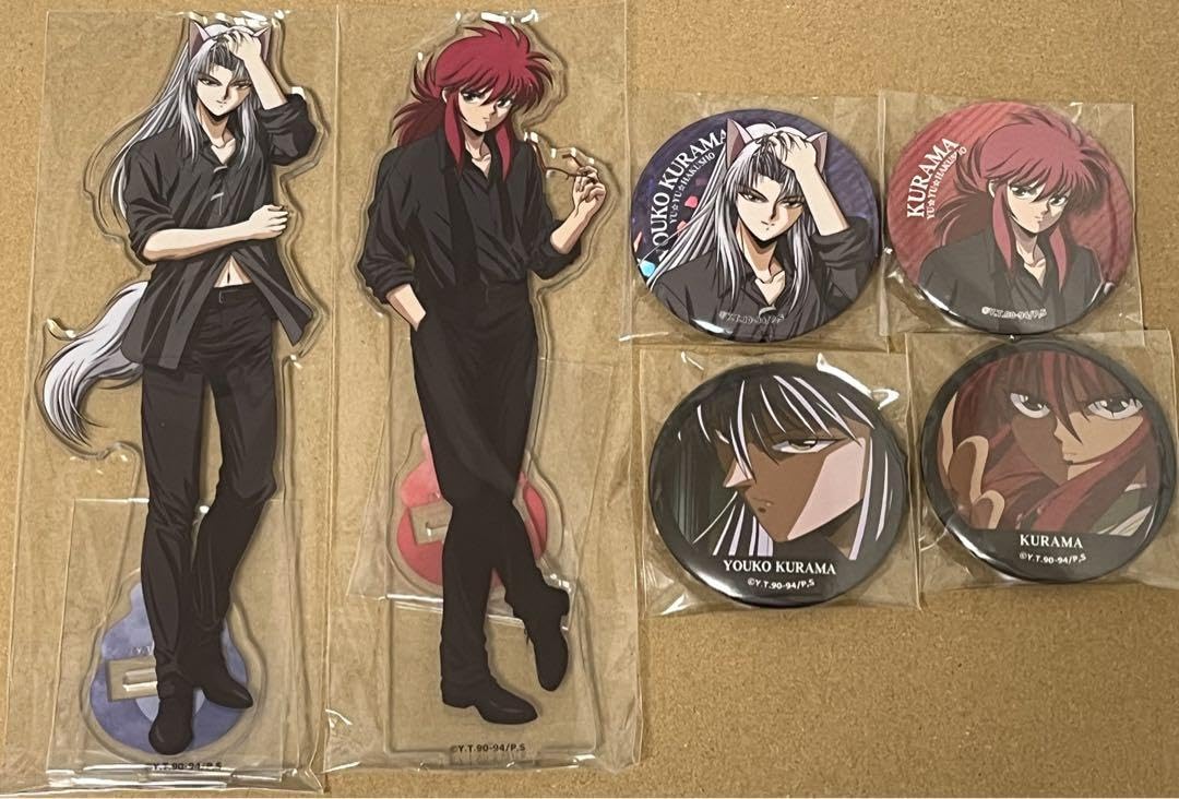 幽遊白書　缶バッジ　蔵馬　妖狐蔵馬　くじ　7点セット 幽遊白書 缶バッジ 蔵馬 妖狐蔵馬 くじ 7点セット - メルカリ