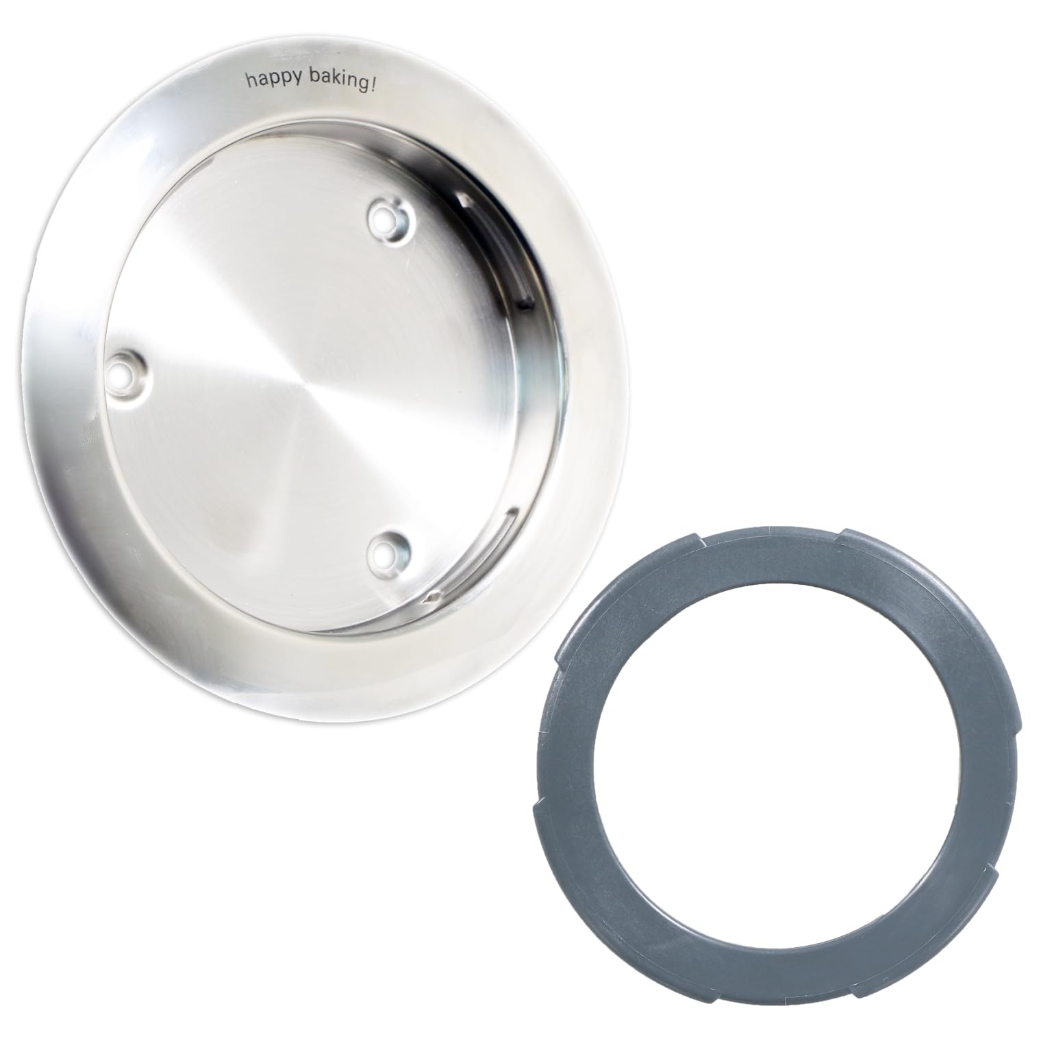 SPARES2GO Bowl Socket + Ring Nut Set for Kenwood KMIX KMX75 KMX750 KMX754 KMX760 KMX761 KMX770 Stand Mixer (4 Lugs)