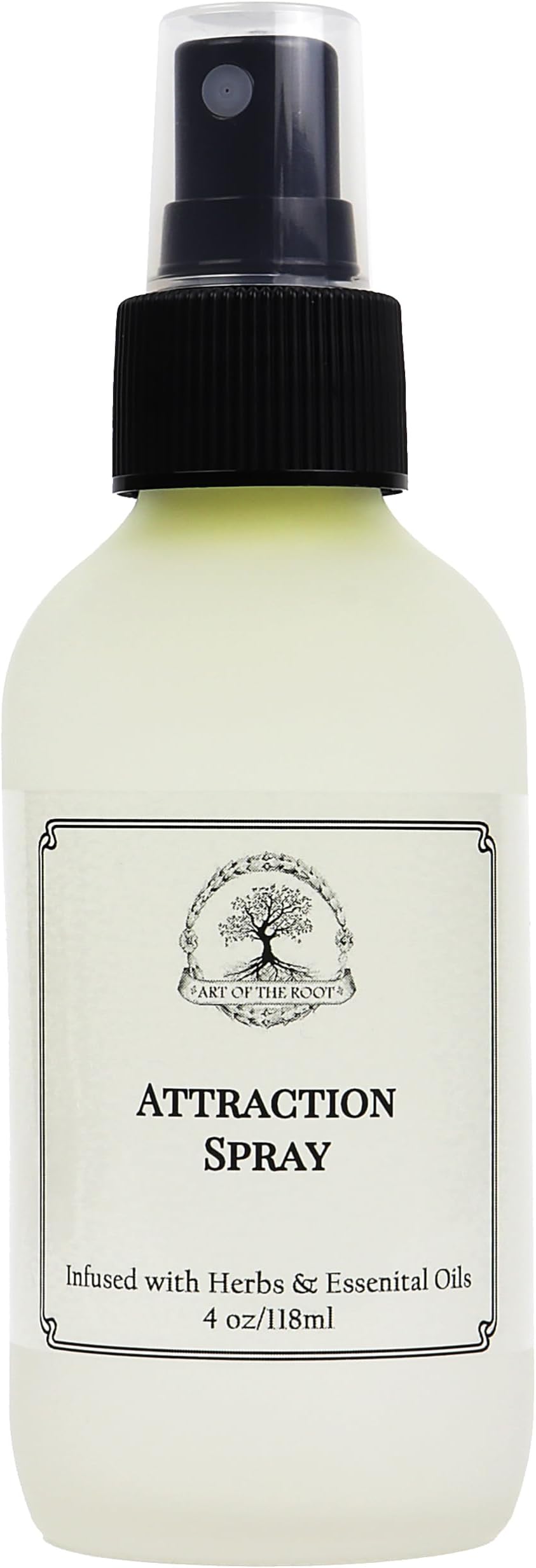 Art of the Root Attraction Room & Body Spray 4 oz | Handmade with Infused Herbal Oil | Love, Money & Prosperity Rituals | Hoodoo, Voodoo, Wicca, Pagan