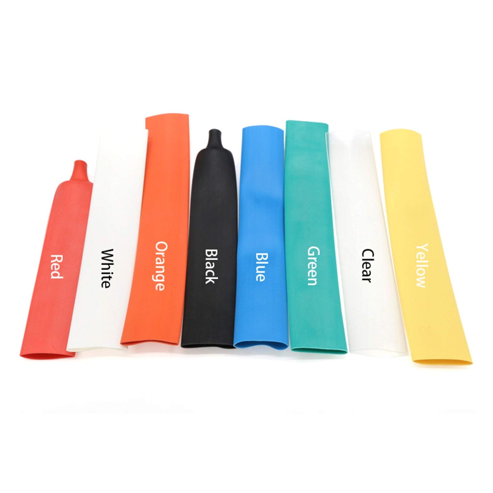 Rurki termokurczliwe, 2M, podwójna ścianka 1, 6/2, 4/3, 2/4, 8/6, 4/7, 9/9, 5/12, 7 mm(Blue,12.7mm x 1meters)