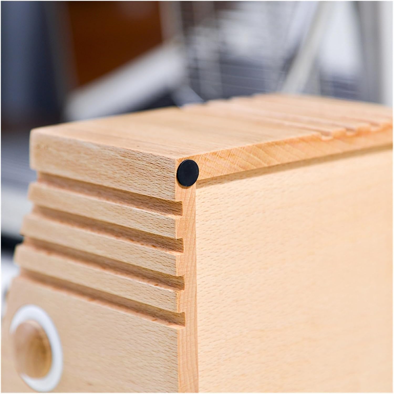 MeLphi Coffee Knock Box Espresso Grounds Container Dump Box Bucket Non-Slip Powder Grounds Professional Barista Coffee Waste bar