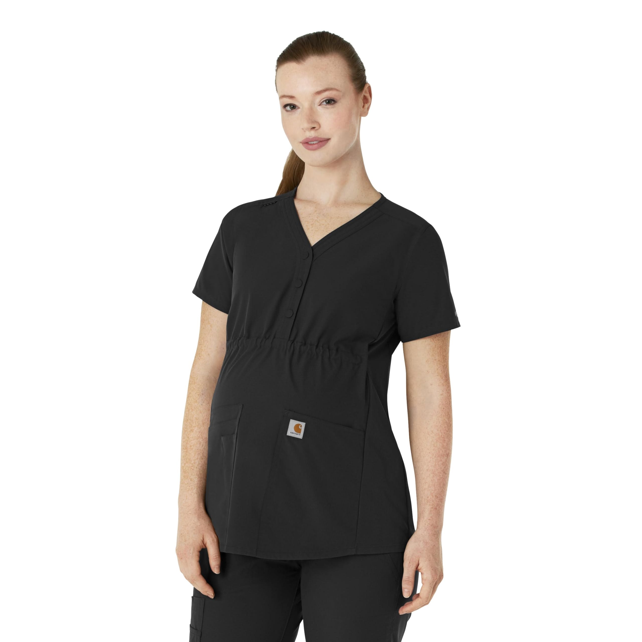 Carhartt Force Essentials Henley Maternity Scrub Top